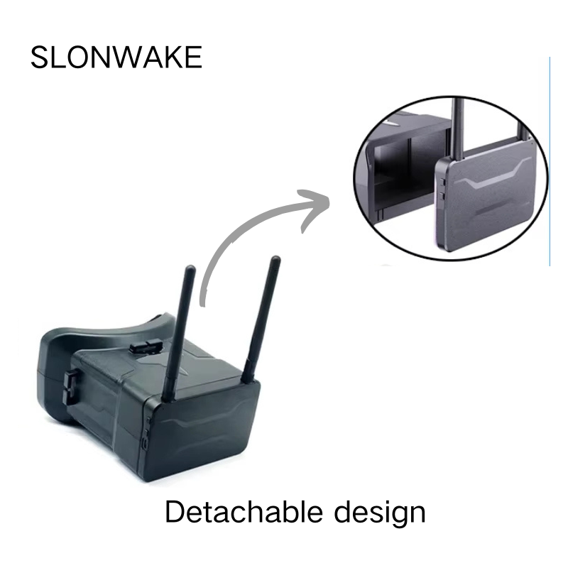 Okulary FPV 5,8G, 4,3-calowy e – Drone Racing Antenna recenzja i cena